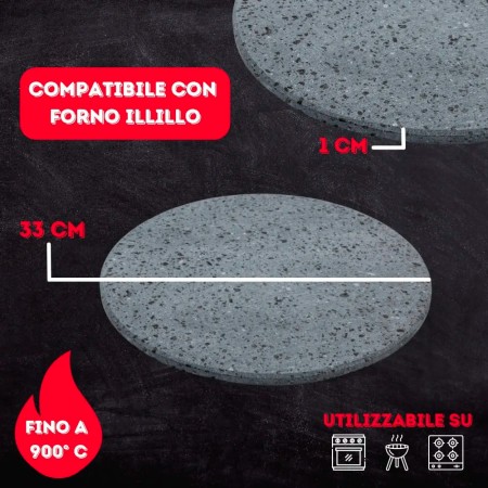 Acheter Pierre à pizza pour four ronde Ø 35 cm