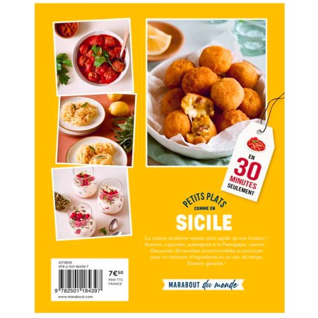 Acheter le livre Petits plats comme en Sicile Louis Girod - Marabout