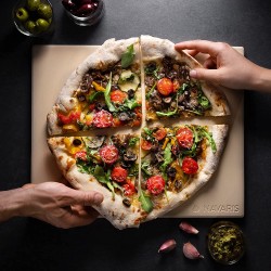 Achat Pierre à pizza XL 38 x 30 cm + Pelle en inox
