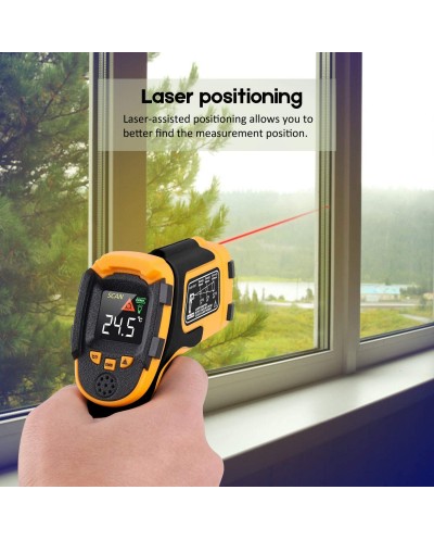 Achat Thermomètre infrarouge laser (-50° à 600°) Achat Thermomètre infrarouge laser (-50° à 600°)