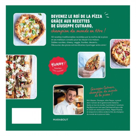 Achat Livre Pizzas napolitaines de Giuseppe Cutraro - Marabout