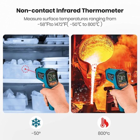 Achat Thermomètre infrarouge laser (-50° à 600°)